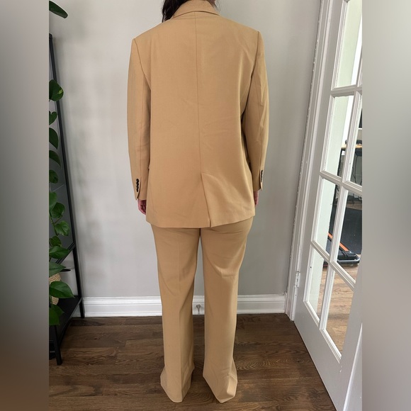 Zara tan pantsuit set, both pieces size XL. Like new, worn once. - Picture 3 of 12